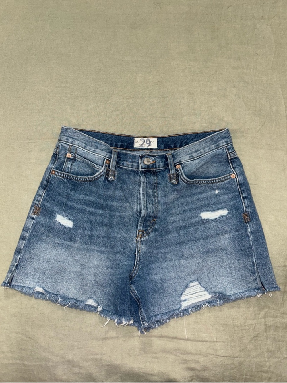 Denim shorts